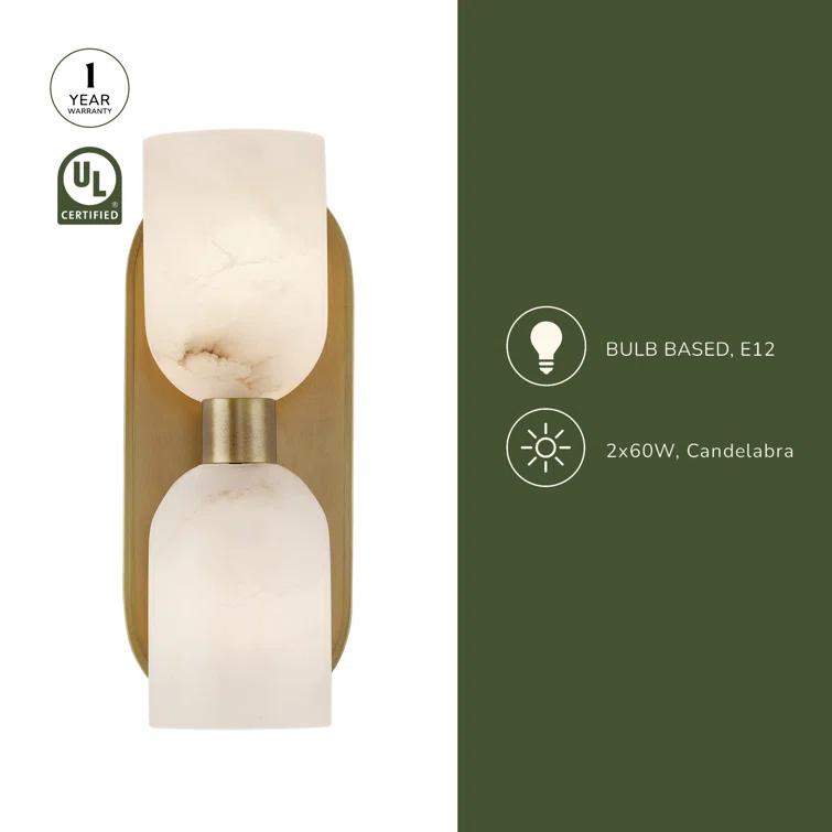 Alora Lighting Lucian 2 - Light Bath Bar