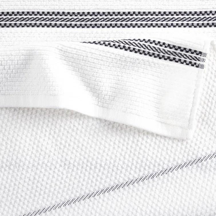 Martha Stewart Martha Stewart Modern Waffle Kitchen Towel Set 6-Pack, Linen, 16"x28" (Set of 6)