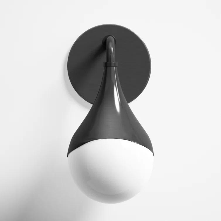 Algiers Single Frosted Bath Sconce