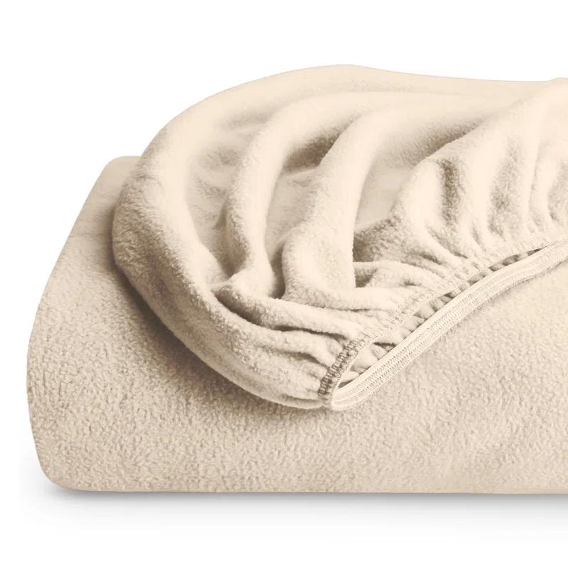 Bare Home Micro Fleece Super Soft Fitted Sheet
