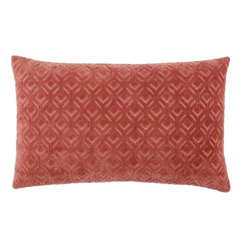Ryans Embroidered Cotton Lumbar Throw Pillow