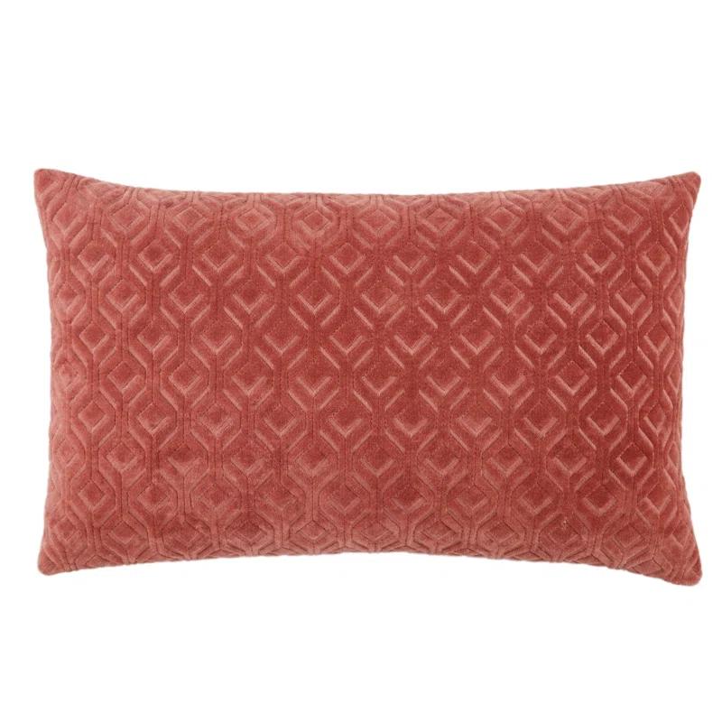 Ryans Embroidered Cotton Lumbar Throw Pillow
