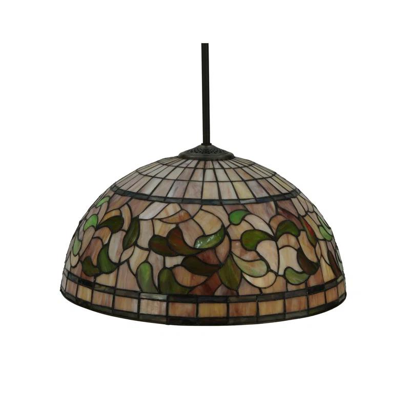 Meyda Tiffany & Stained Glass 1 - Light Mahogany Bronze Single Pendant