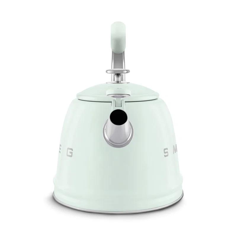 SMEG Pastel Green Whistling Stovetop Kettle