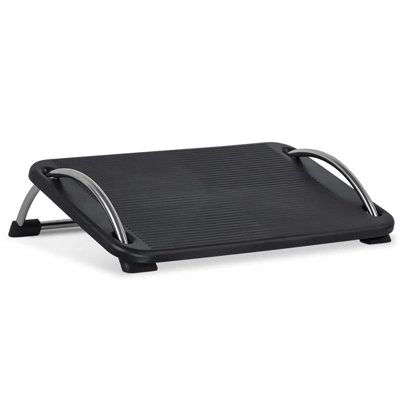 Mount-It! Tilting Footrest Under Desk | Adjustable Office Footrest | Computer Desk Foot Support