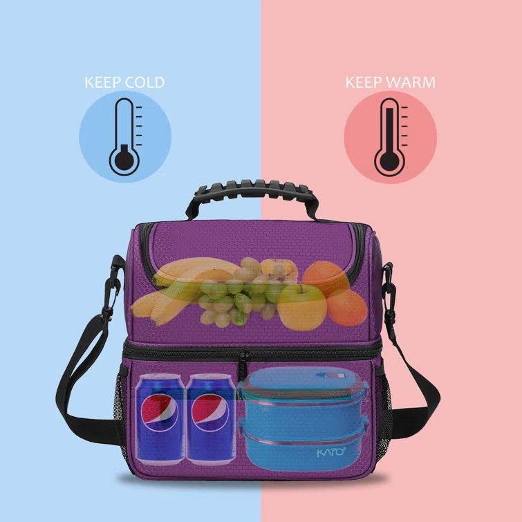 Tirrinia Tirrinia 13L/20 Cans Lunch Bag, Insulated Leakproof Reusable Meal Prep Bento Box Cooler Tote