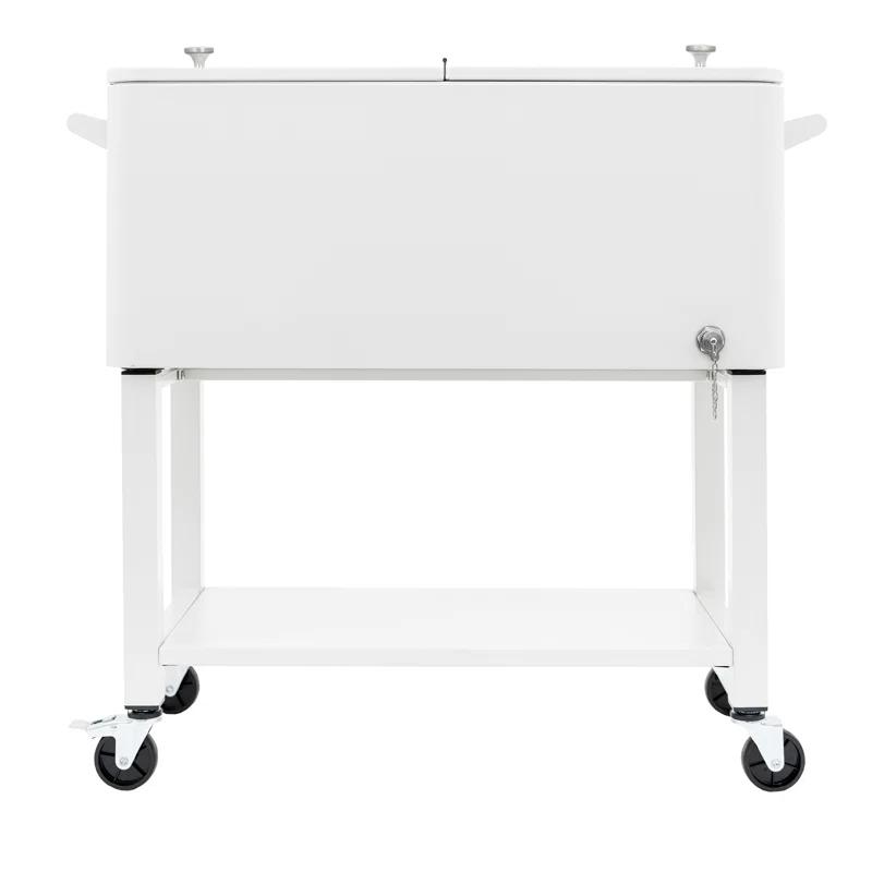 Permasteel 80-Qt Outdoor Patio Cooler with Removable Basin
