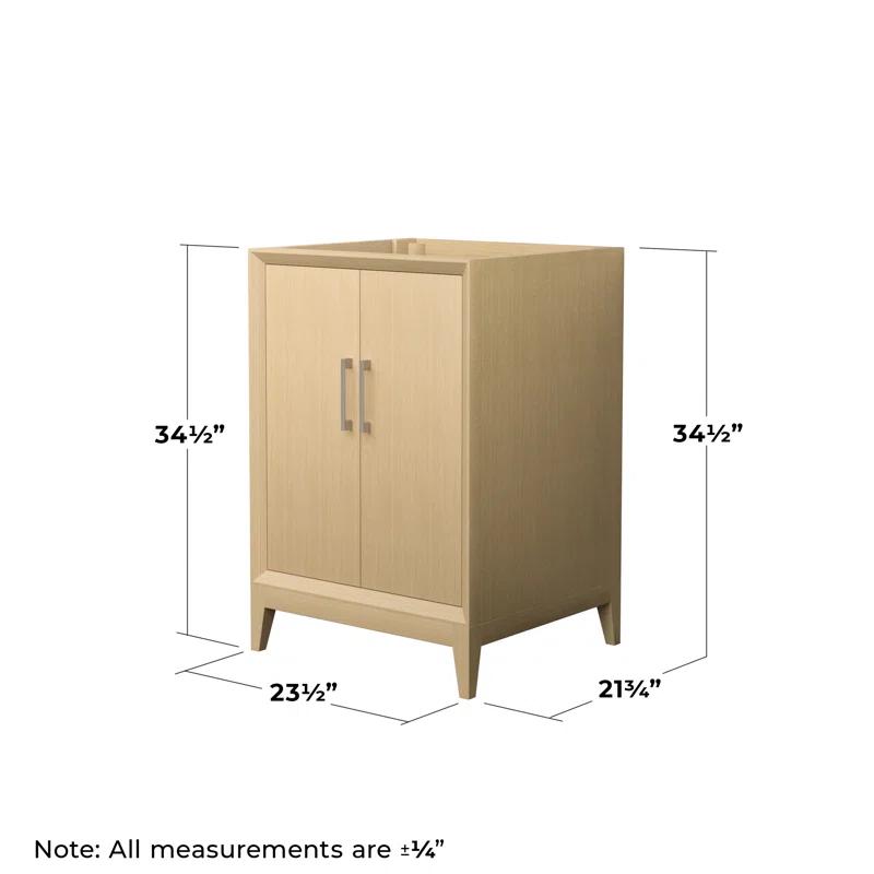 Wyndham Collection Janna 23.5" Freestanding Single Bathroom Vanity Base Only