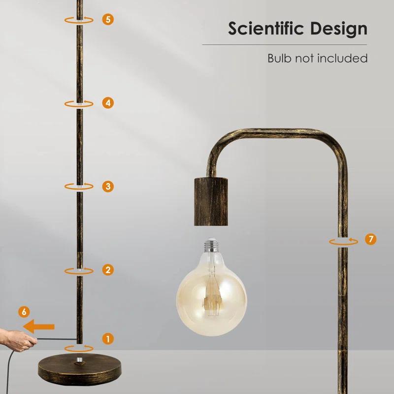 Ivy Bronx Mid Century Industrial Floor Lamp