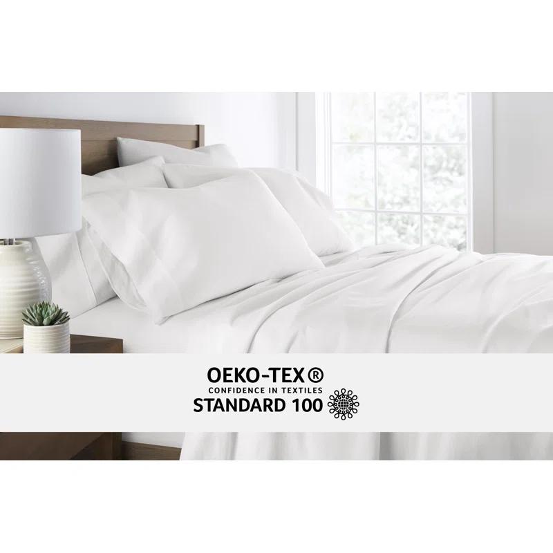 Sateen Long-Staple Cotton Deep Pocket Sheet Set