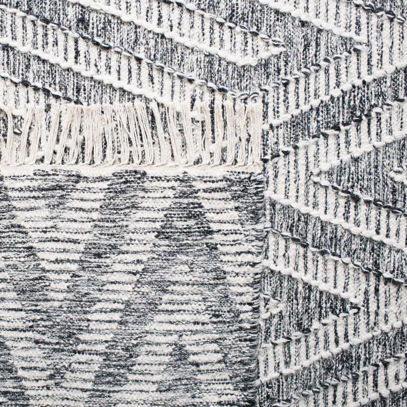 Union Rustic Reliford Kilim Hand Loomed Wool Geometric Rug