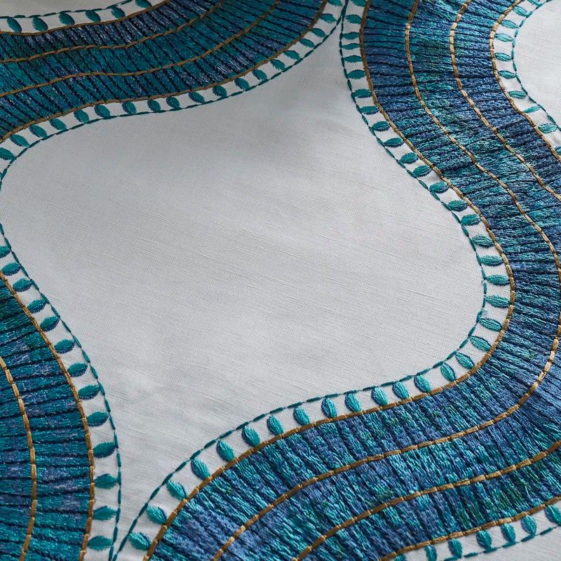 The Met x Ann Gish Egyptian Collar Embroidered Pillow