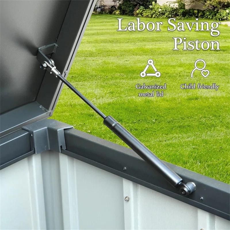 Tryimagine 160 Gallon Outdoor Storage Deck Box Waterproof, Large Patio Storage Bin For Outside Cushions, Throw Pillows, Garden Tools, Lockable