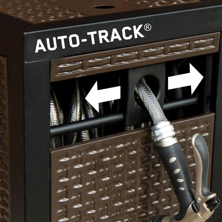 Ames Metal Hose Reel Cabinet with Auto-Track Rewind