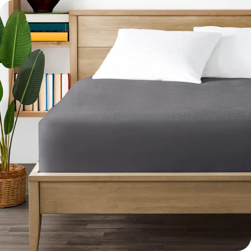 Bare Home Premium Ultra Soft Waterproof Fitted Mattress Protector