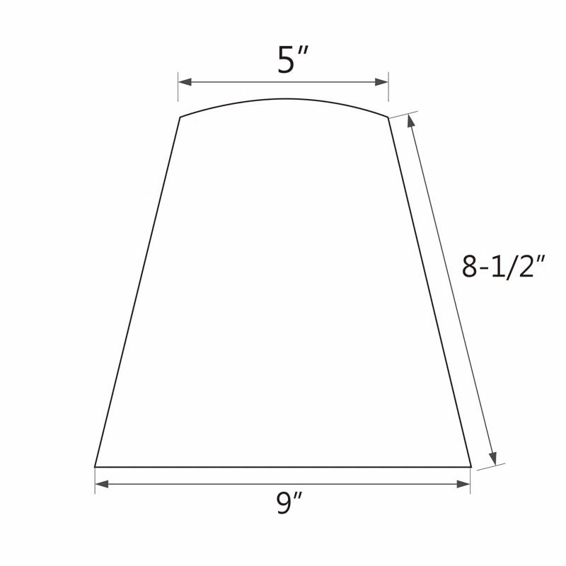 8.5'' H Tetoron Rayon Fabric Empire Lamp Shade