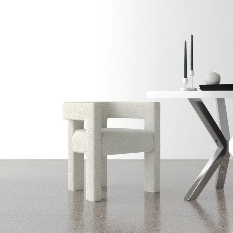 Marcella Boucle Dining Armchair