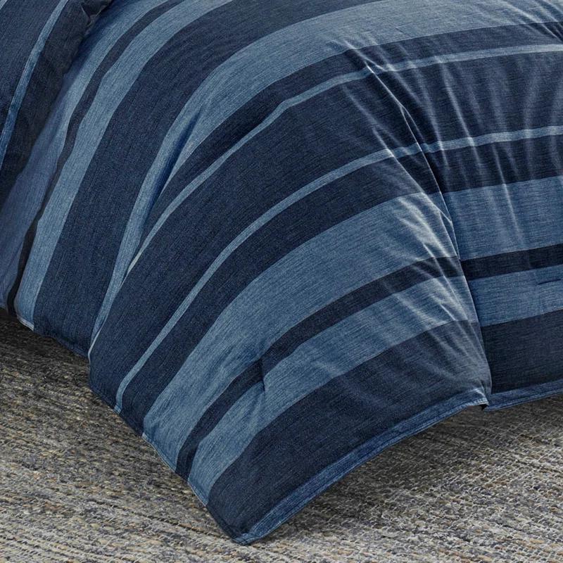 Nautica Nautica Longpoint Navy Reversible Cotton Comforter Set