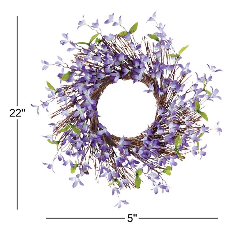 Primrue Faux 22'' Wreath