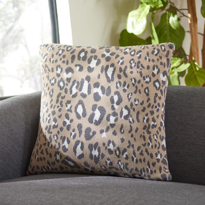 Safavieh Animal Print Cotton Reversible Throw Pillow