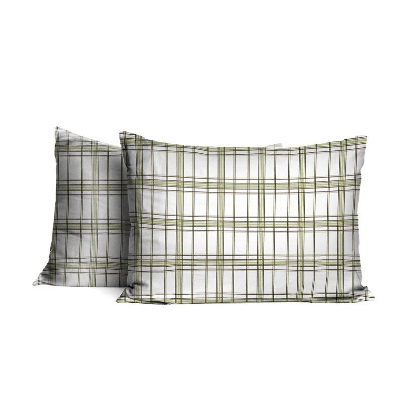Pointehaven Flannel Plaid Sheet Set