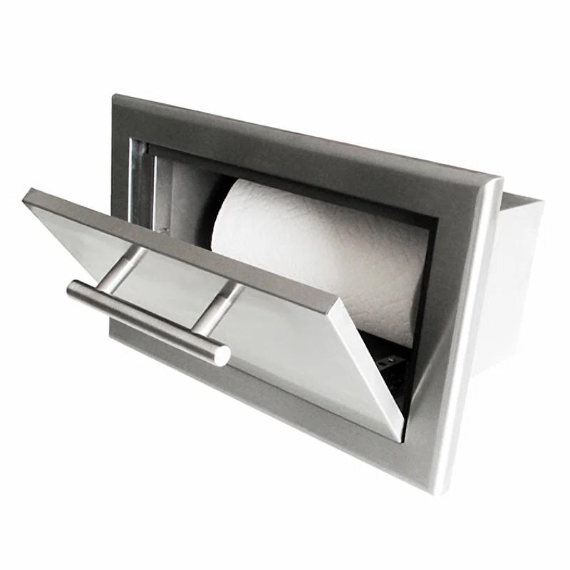 XO Appliance Stainless Steel Wall / Under Cabinet Mounted Paper Towel Holder