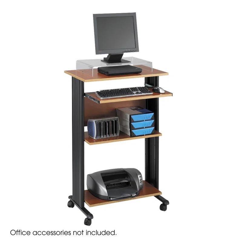 Safco Products Company MUV Fixed Stand-Up Workstation AV Cart & Reviews | Wayfair