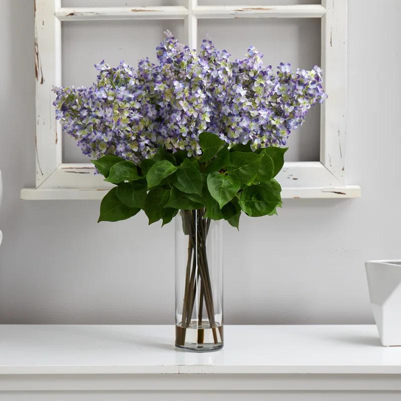 Primrue Alvarado Lilac Arrangement in Vase