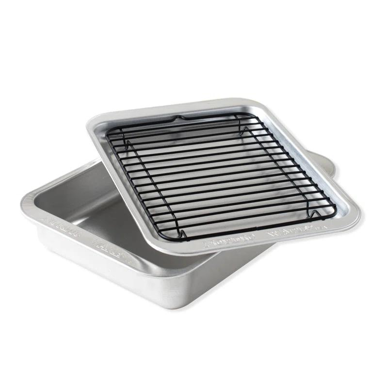 Compact 3-Piece Aluminum Grill and Bakeware Set