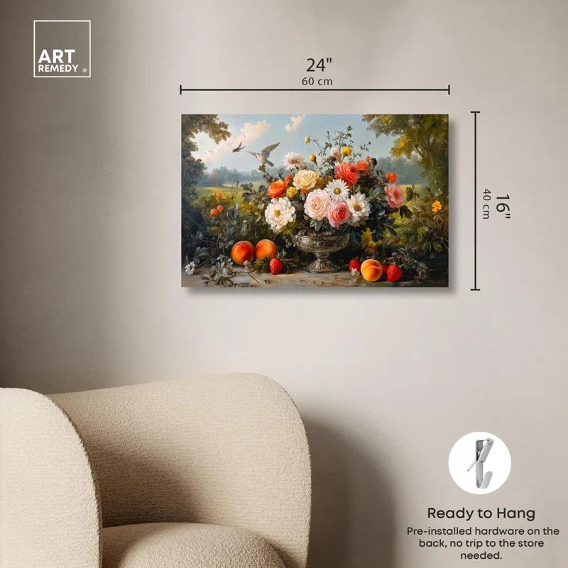 Art Remedy Dreamscape Flora II Canvas Classic Floral Art by Art Remedy