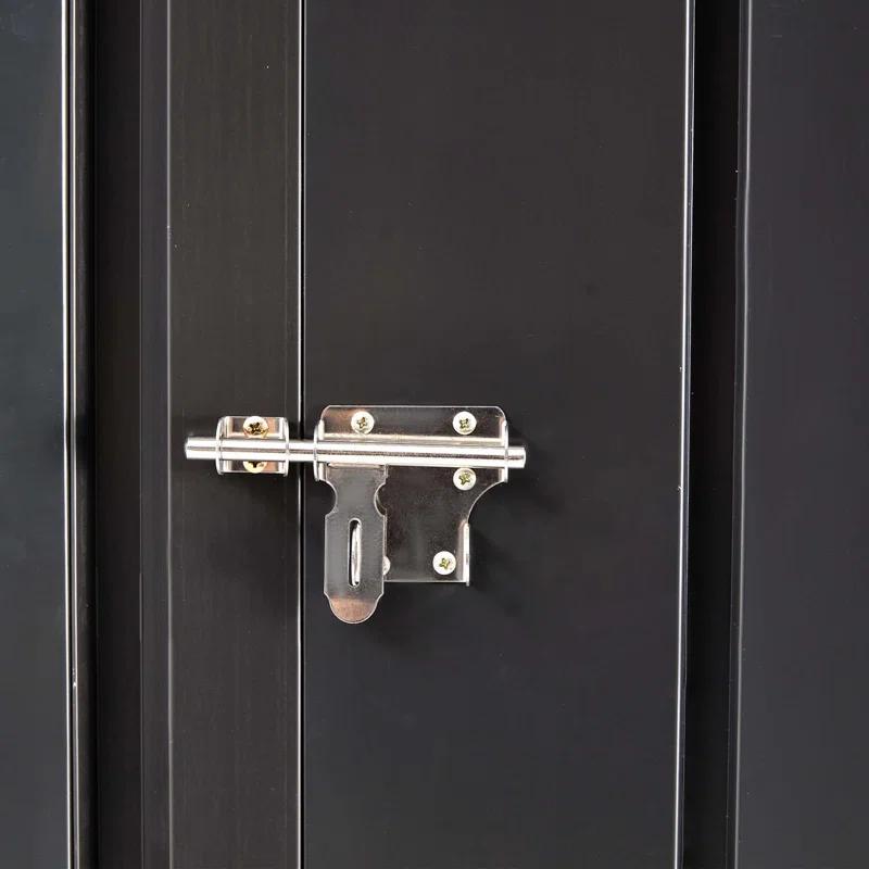 wtressa Outdoor Storage Shed, 3 X 3 FT Metal Steel Garden Shed With Single Lockable Door, Small Shed Outdoor Steel Utility Tool Shed For Backyard Patio Garden Lawn