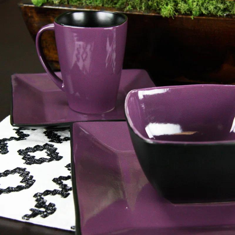 Wrought Studio™ Laurendeau 16 Piece Stoneware Dinnerware Set - Service for 4