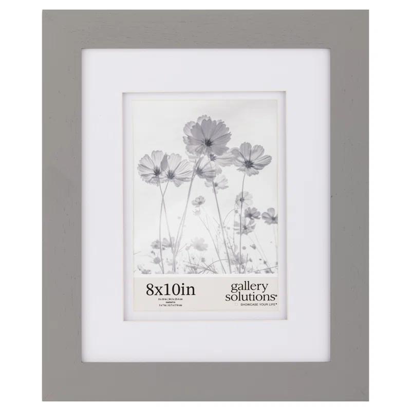 Gallery Solutions Gallery Solutions Wall Mount Or Tabletop Double Airfloat  Mat Picture Frame