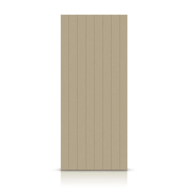 Calhome Hollow Paneled Painted Slab Door