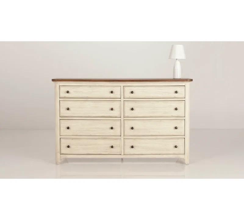 Sand & Stable™ Harlowe 66'' W 8 Drawer Dresser