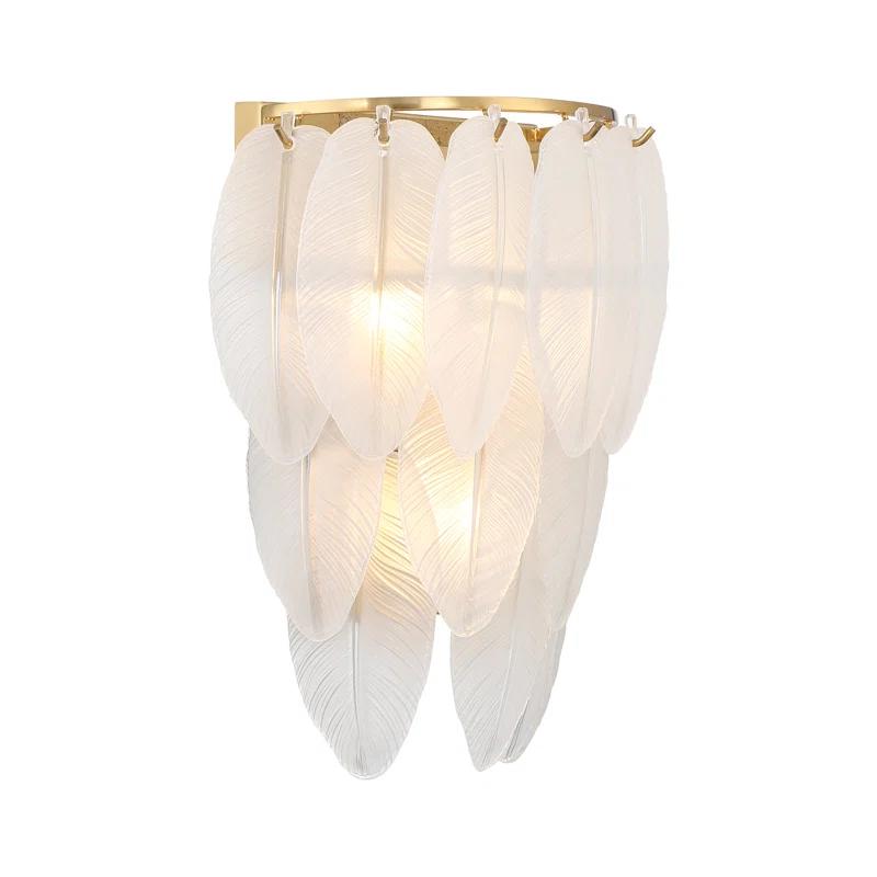 Breegan Jane by Breegan Jane x Savoy Boa 3-Light Wall Sconce in Warm Brass by Breegan Jane