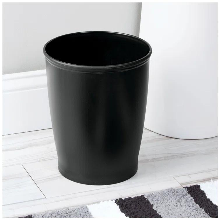 iDesign iDesign Kent Plastic Wastebasket Trash Can, 8.25" x 10"