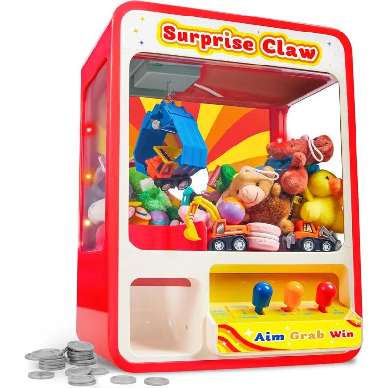 Joyin Claw Machine Arcade Toy with LED Light & Adjustable Sound