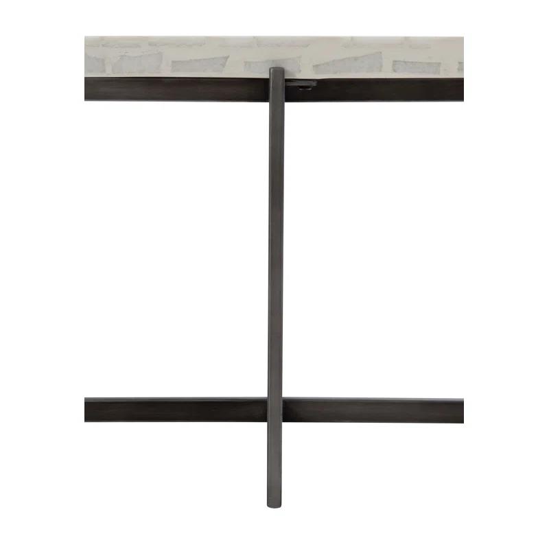Stillwater Rectangular Concrete Outdoor Coffee Table