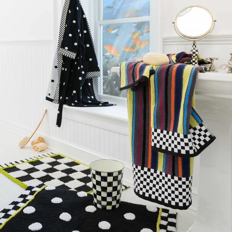 MacKenzie-Childs Courtly Check® Waste Bin