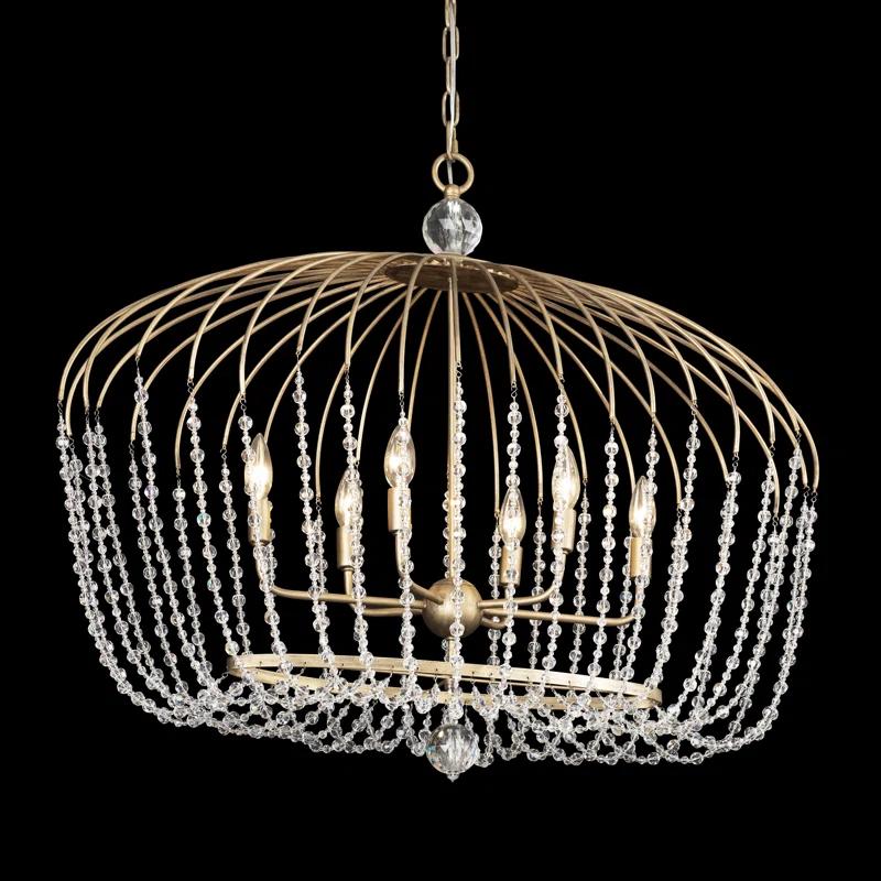 Voliere 6 - Light Havana Gold Unique/Statement Pendant