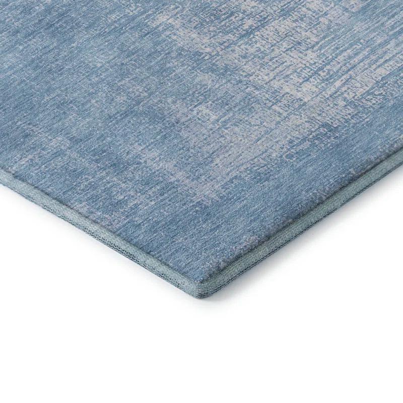 Premium Machine Washable Mayfield Blue Rug