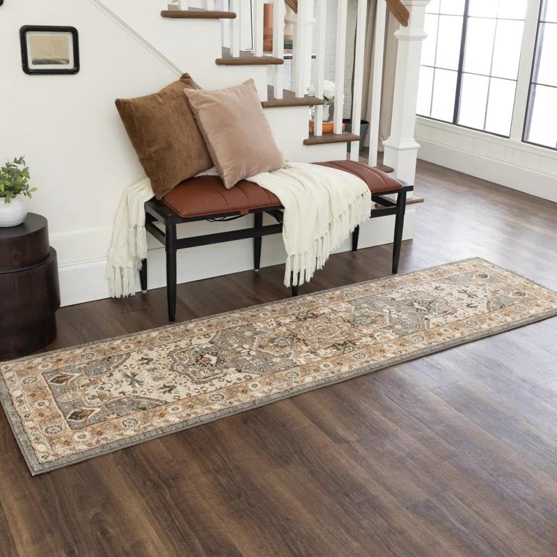 Karastan Euphoria Gray Traditional Ornamental Area Rug