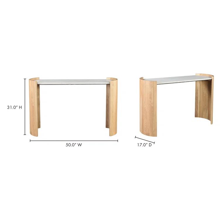 Laurie Marble Console Table