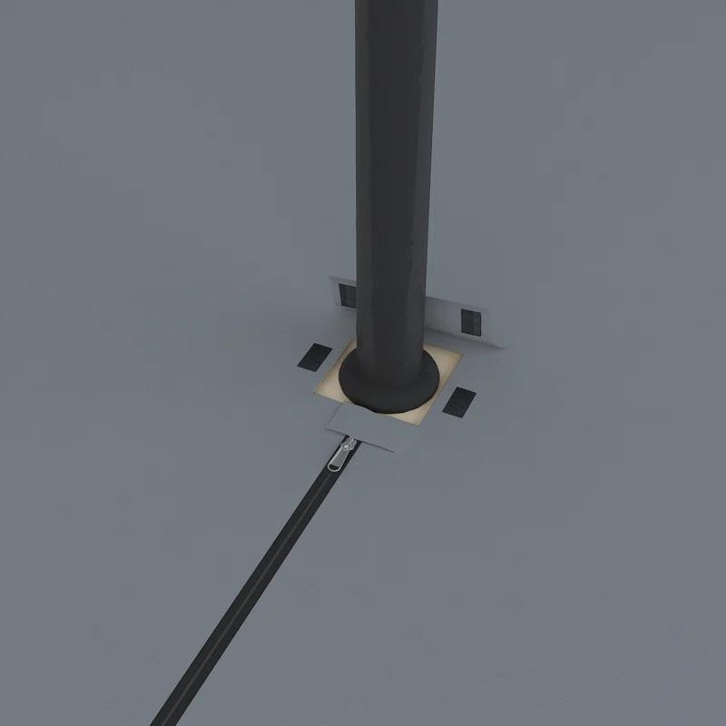 Arlmont & Co. Heavy Duty Multipurpose Waterproof Outdoor Round Dining Table & Chair Set Cover with Umbrella Hole