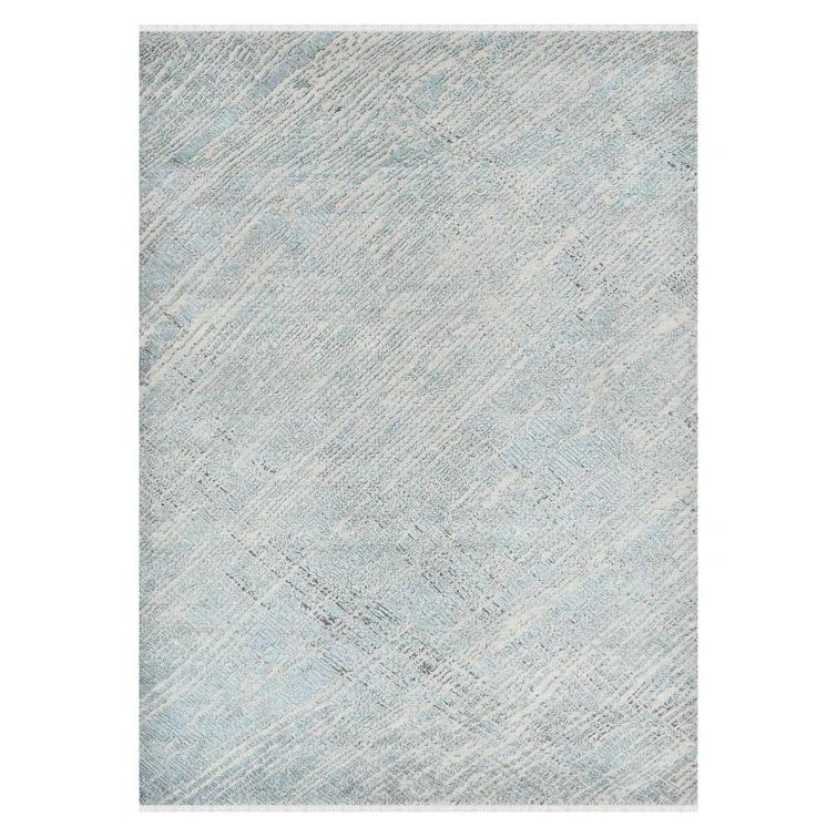 AMER Rugs Majestic Hand-Knotted Wool/Silk Blue Area Rug
