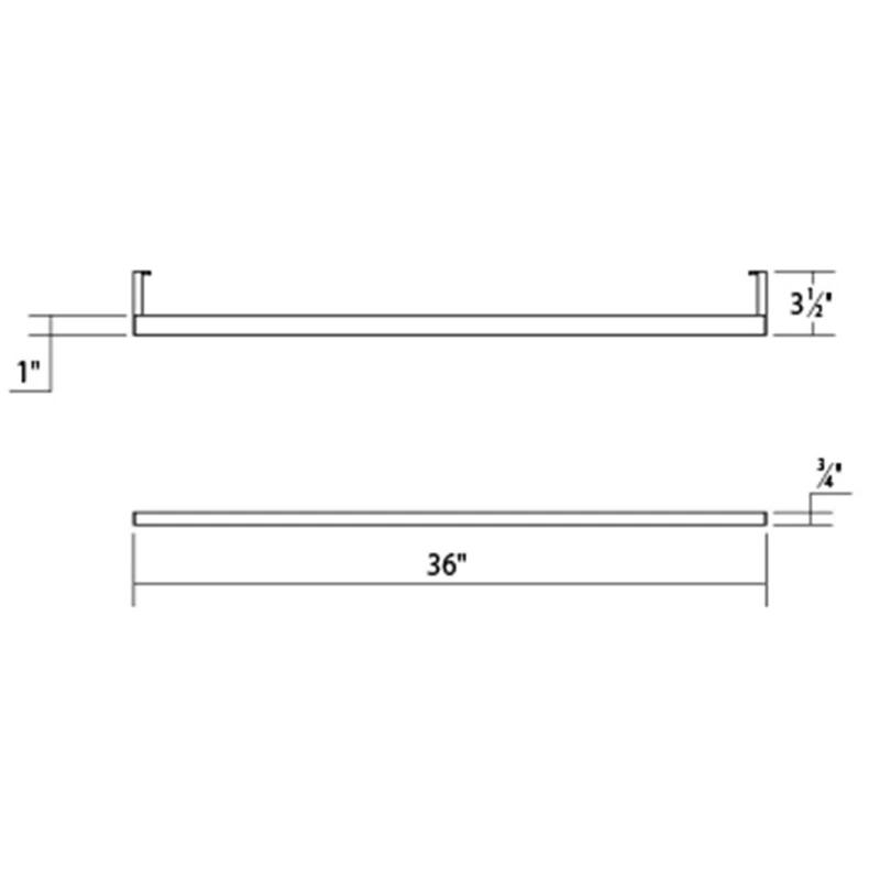 SONNEMAN Thin-Line Dimmable LED Bath Bar