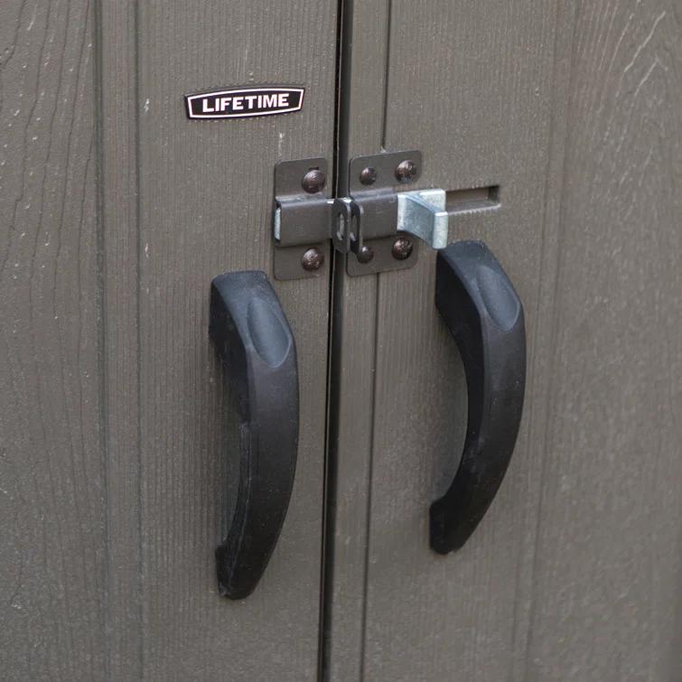 Lifetime Lifetime 12.5 Ft. x 8 Ft. High-Density Polyethylene (Plastic) Outdoor Storage Shed with Steel-Reinforced Construction