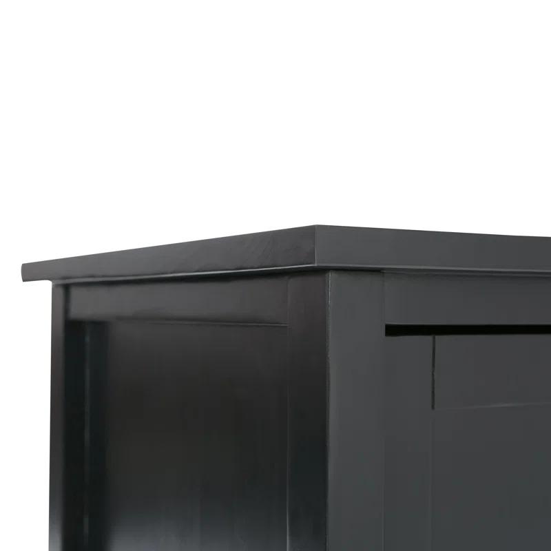 Simpli Home Warm Shaker 47"W Solid Wood TV Stand for TVs up to 55" with 2 Storage Cabinets and 2 Drawers