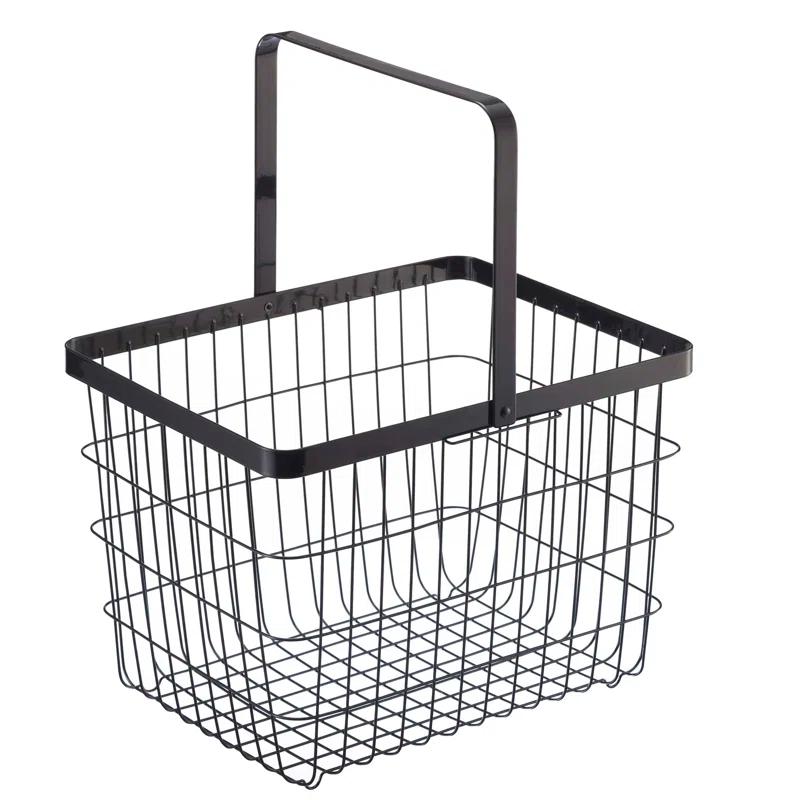 Yamazaki Home Yamazaki Home Laundry Basket, Storage Hamper, Large, Steel, Large, 8.75 gallons, 33 liters